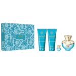 Dylan Turquoise Pour Femme zestaw woda toaletowa spray 100ml + żel do ciała 100ml + żel pod prysznic 100ml + miniatura wody toaletowej 5ml