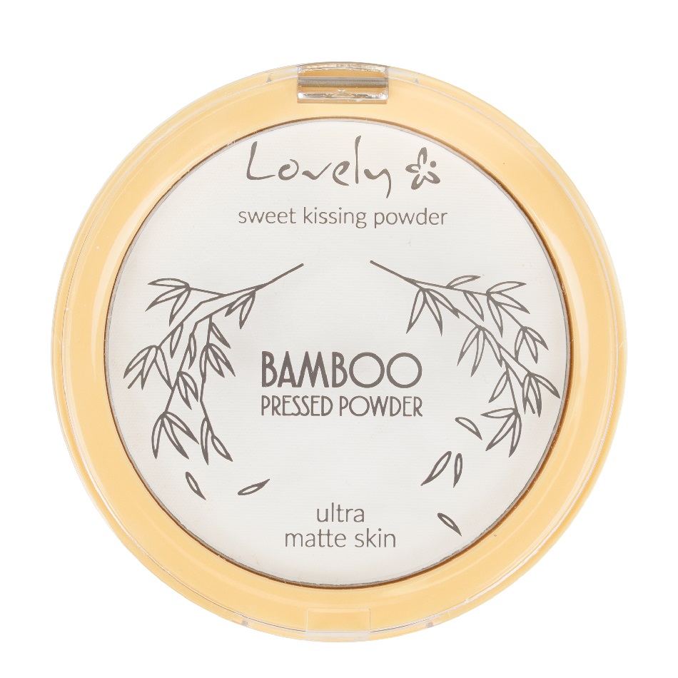 52196691678875565 Bamboo Pressed Powder transparenty matujący puder prasowany do twarzy 10g - obrazek 1