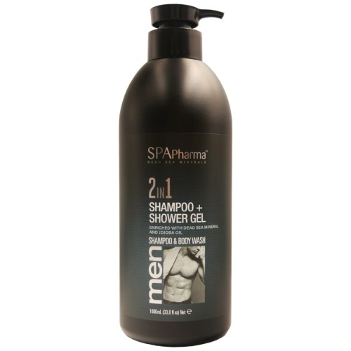 52299761696405693 Men 2in1 Shampoo + Shower Gel szampon i żel pod prysznic 1000ml - obrazek 1