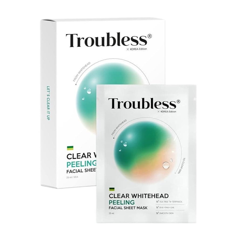 52322741756187219 Clear Whitehead Peeling Facial Sheet Mask peelingująca maska w płachcie 5szt. - obrazek 1