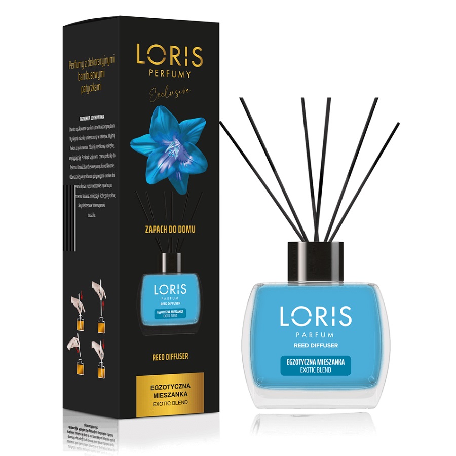 52341121687428643 Reed Diffuser dyfuzor zapachowy z patyczkami Exotic Blend 120ml - obrazek 1