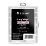 Easy Shape Polygel formy do akrylożelu Clear Dual Square 100szt.