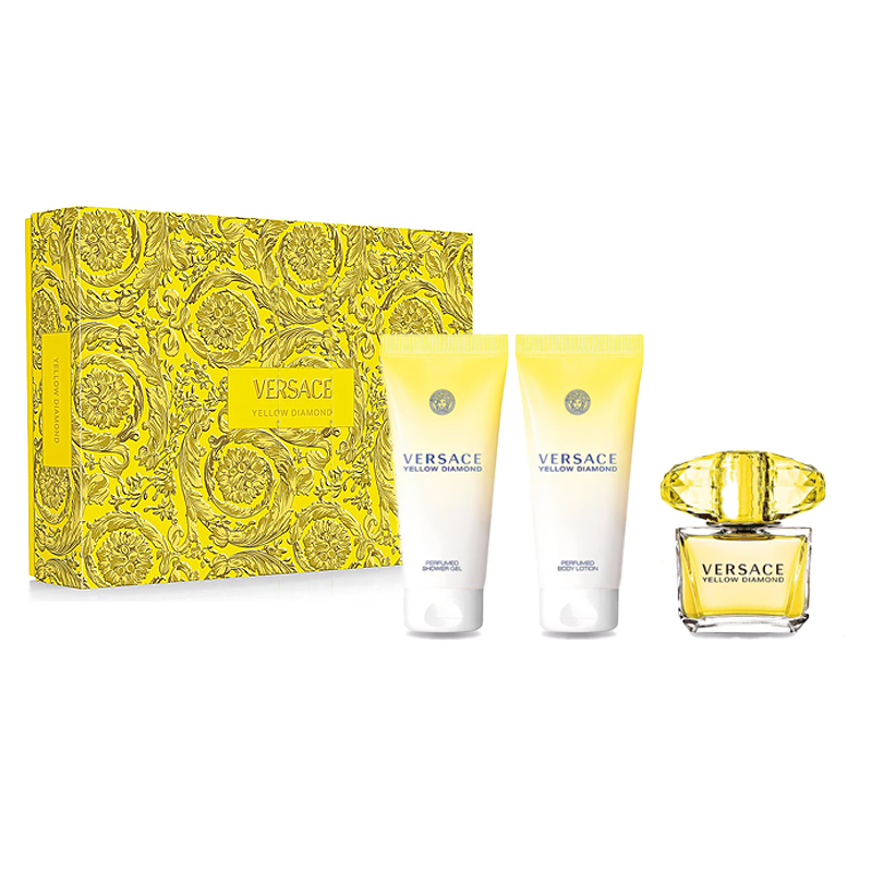 52430431730122135 Yellow Diamond zestaw woda toaletowa spray 50ml + balsam do ciała 50ml + żel pod prysznic 50ml - obrazek 1