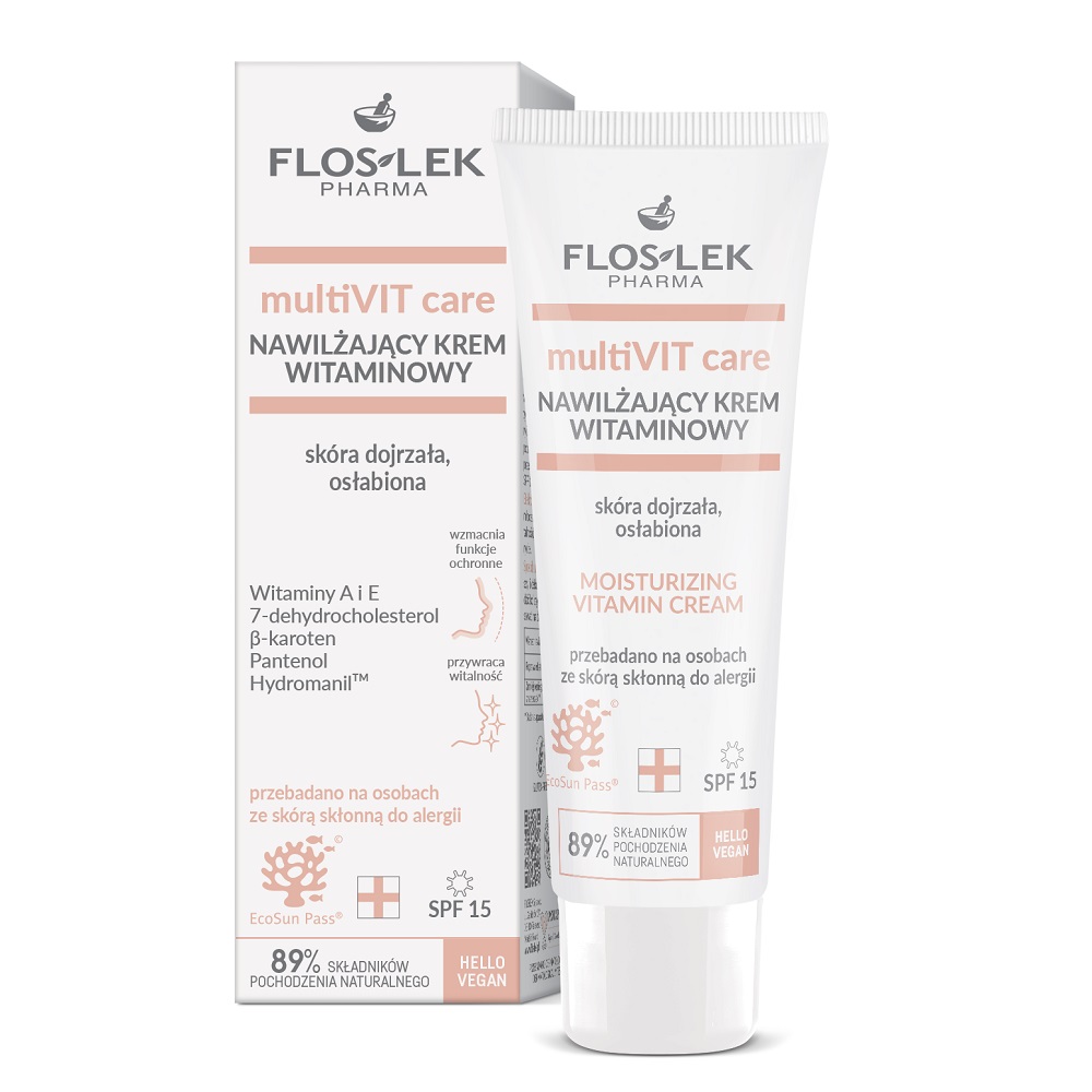 52560191747301857 multiVIT care nawilżający krem witaminowy SPF15 50ml - obrazek 1