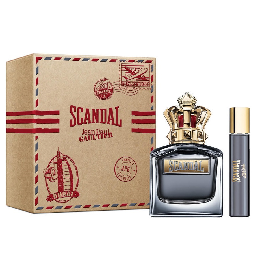 52653701718704089 Scandal Pour Homme zestaw woda toaletowa spray 100ml + woda toaletowa spray 20ml - obrazek 1