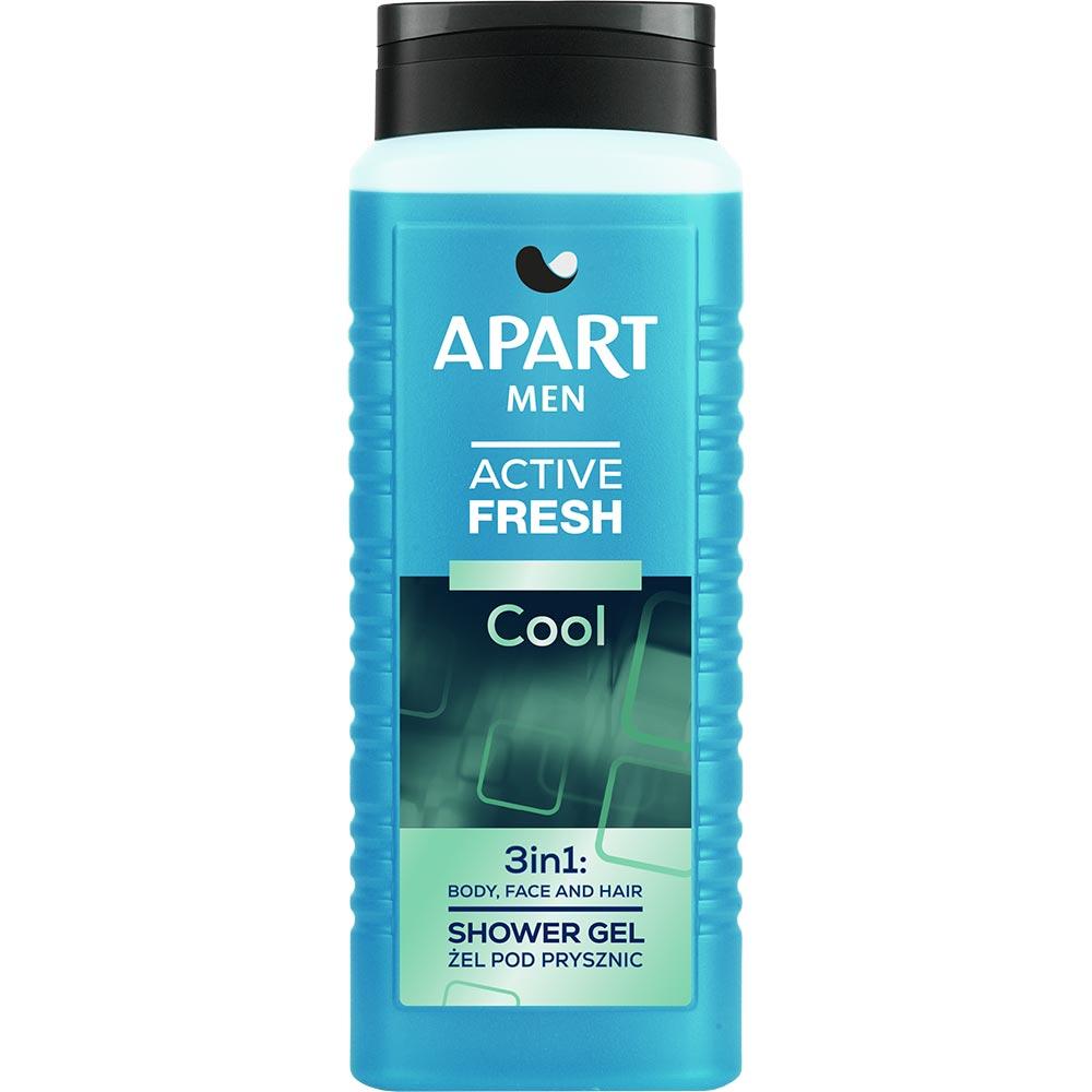 5265371754213605 Men żel pod prysznic 3w1 Active Fresh Cool 500ml - obrazek 1