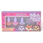 My Best Friends Mini Manicure Set zestaw lakier do paznokci 3szt + naklejki na paznokcie