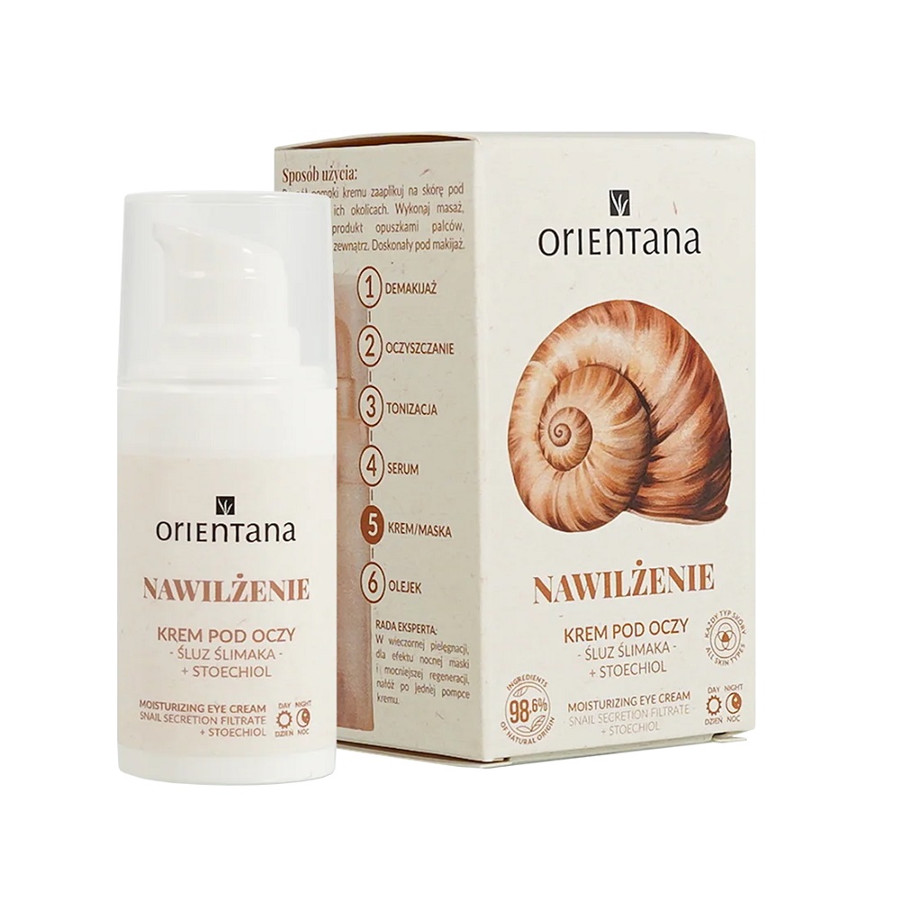52896131753779094 Nawilżenie krem pod oczy Śluz Ślimaka i Stoechiol 15ml - obrazek 1