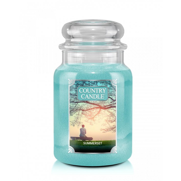 52928291617940567 Duża świeca zapachowa z dwoma knotami Summerset 652g - obrazek 1