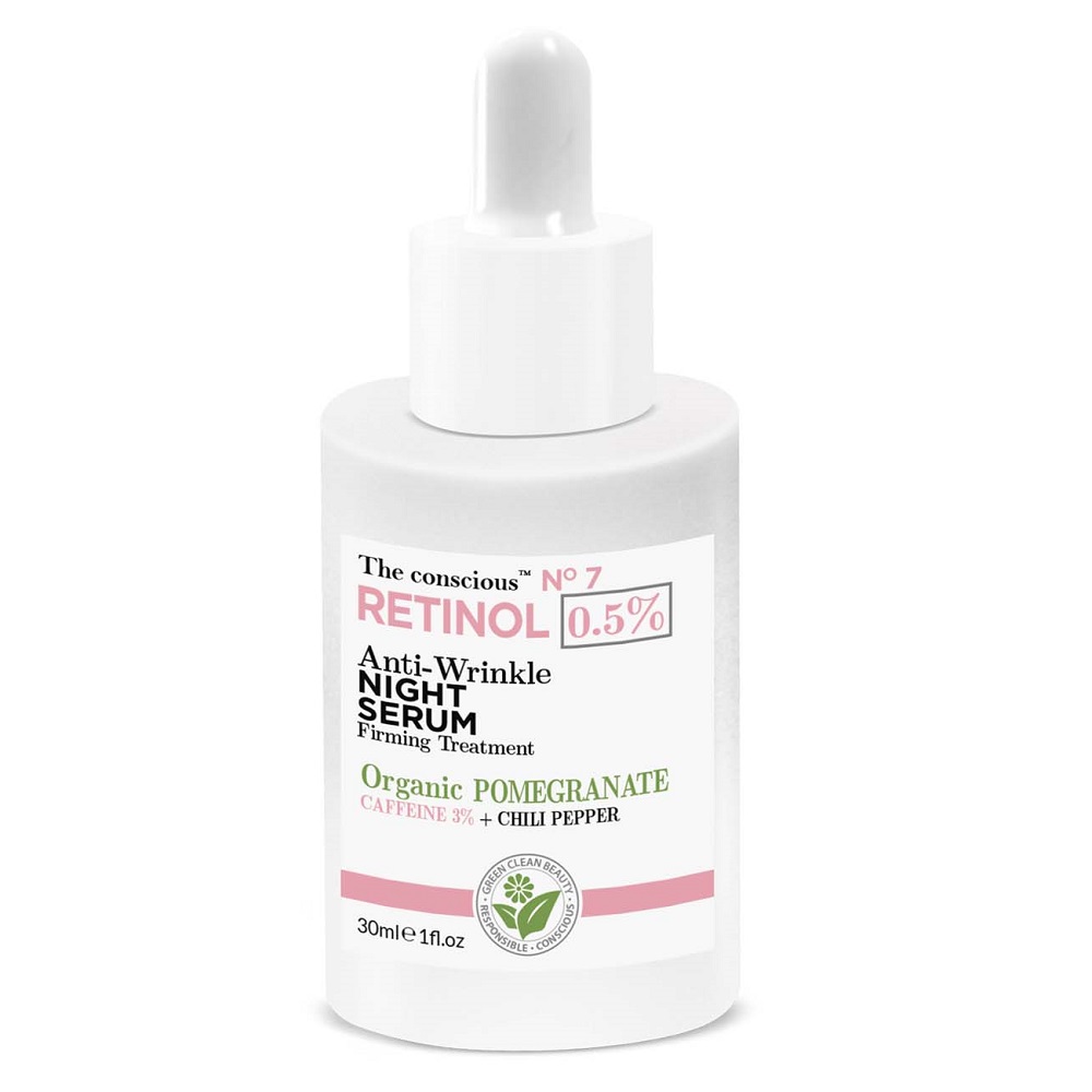 52980021709829287 Retinol przeciwzmarszczkowe serum na noc z organicznym granatem 30ml - obrazek 1