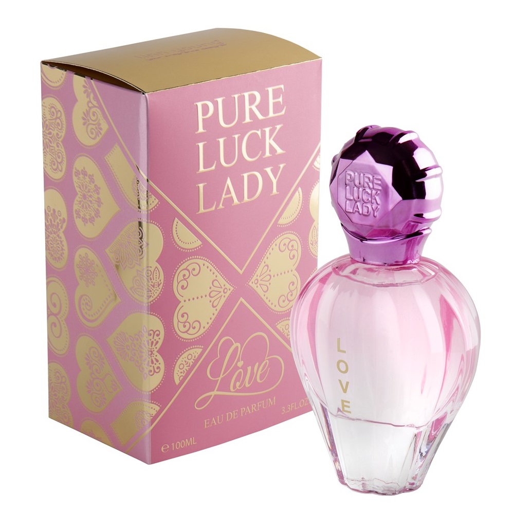 52996221680510004 Pure Luck Lady Love woda perfumowana spray 100ml - obrazek 1