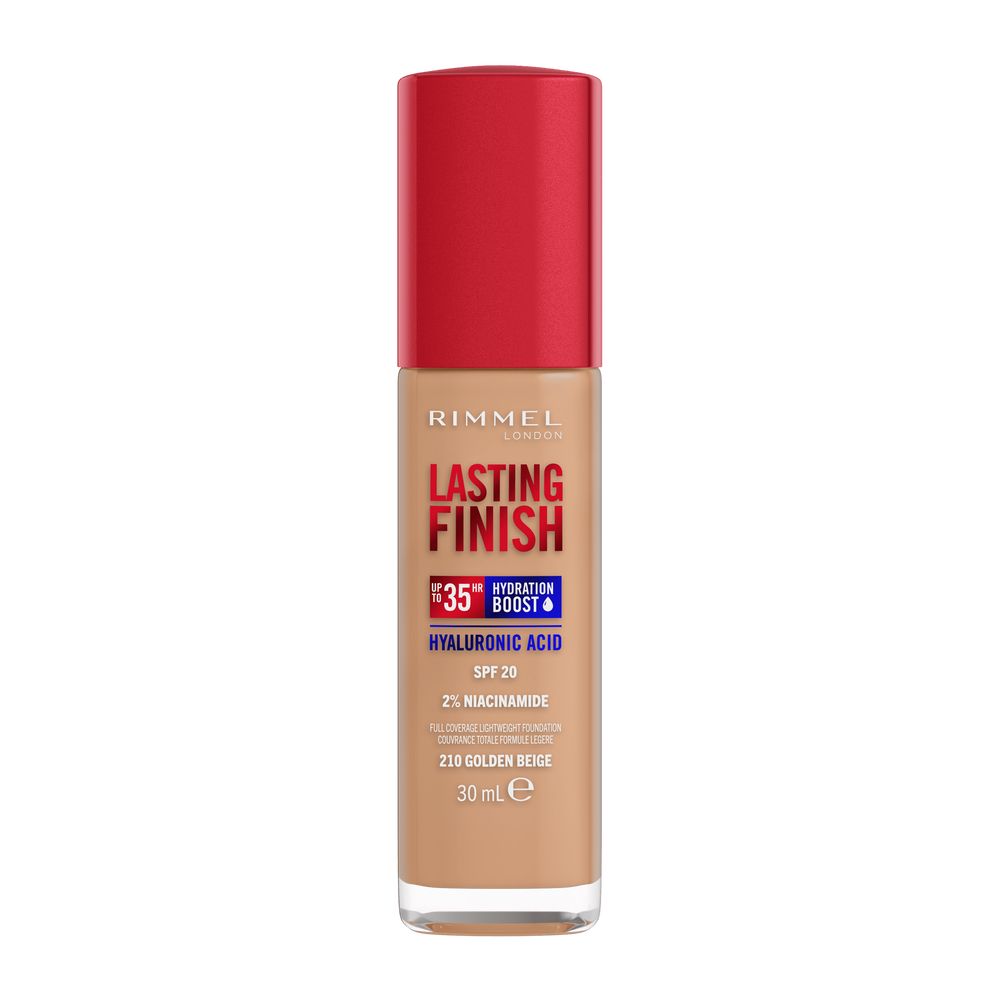 53005171695894499 Lasting Finish 35H silnie nawilżający i długotrwale kryjący podkład do twarzy z filtrem SPF20 210 Golden Beige 30ml - obrazek 1