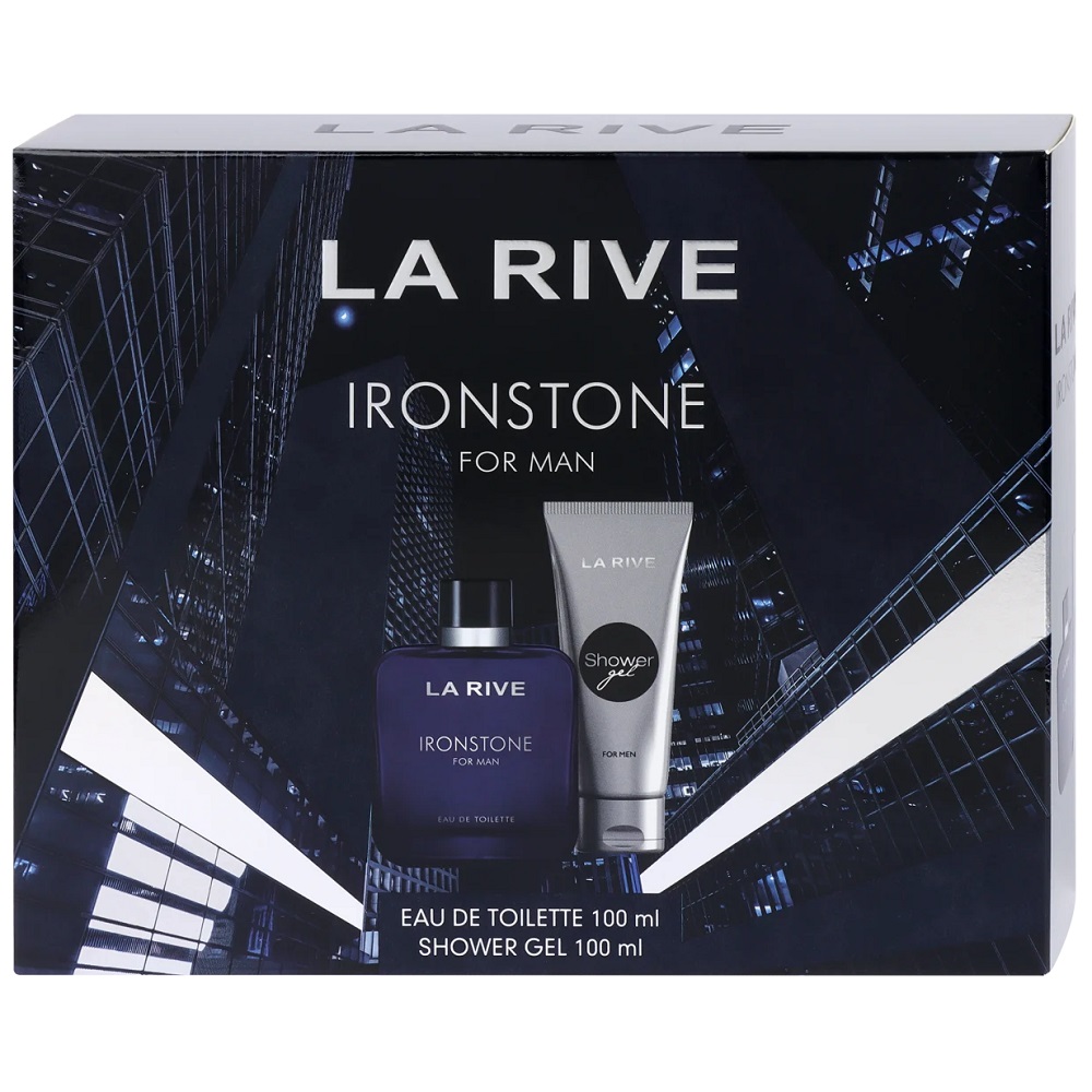 53098791698044324 Ironstone For Man zestaw woda toaletowa spray 100ml + żel pod prysznic 100ml - obrazek 1