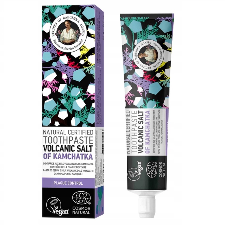 53105781632309774 Natural Toothpaste naturalna pasta do zębów Sól Wulkaniczna z Kamczatki 85g - obrazek 1