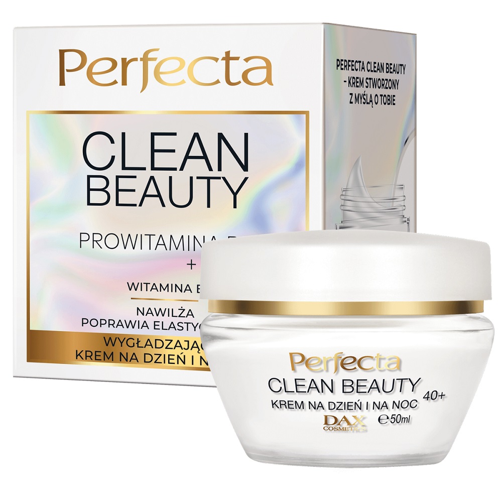 53136411739386340 Clean Beauty wygładzający krem na dzień i na noc 40+ 50ml - obrazek 1