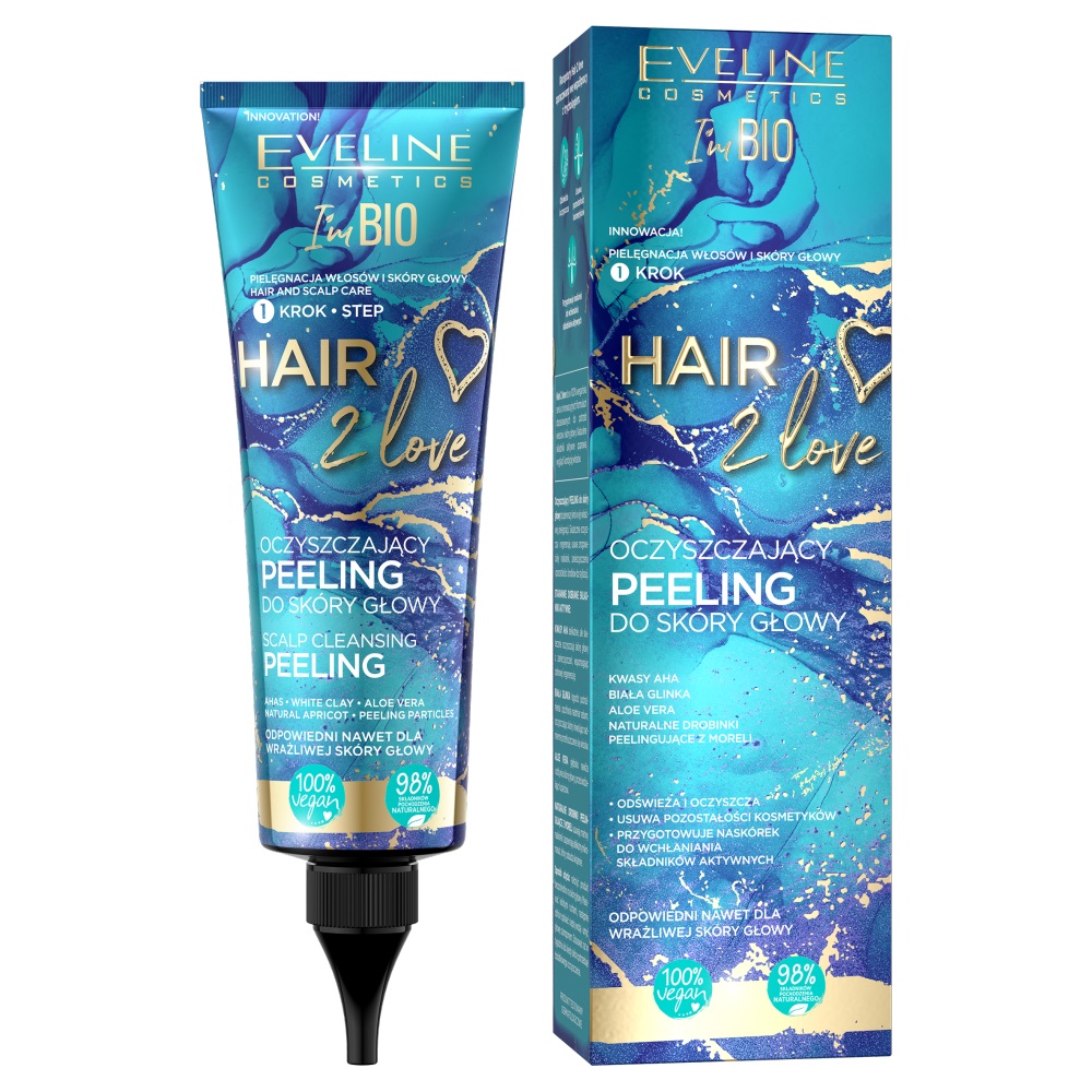 53192971715279755 Hair 2 Love oczyszczający peeling do skóry głowy 125ml - obrazek 1