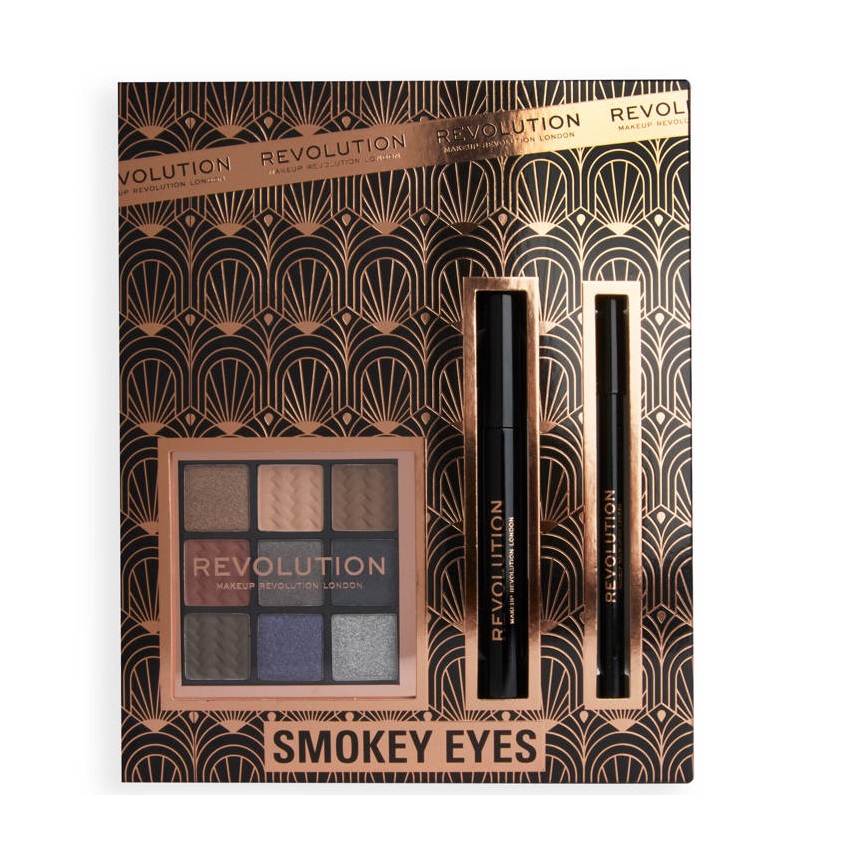 53211381700642747 Smokey Eyes zestaw konturówka do oczu + tusz do rzęs + paletka cieni do powiek - obrazek 1