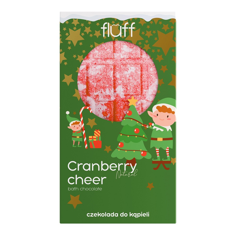 53420021729494619 Bath Chocolate czekolada do kąpieli Cranberry Cheer 160g - obrazek 1