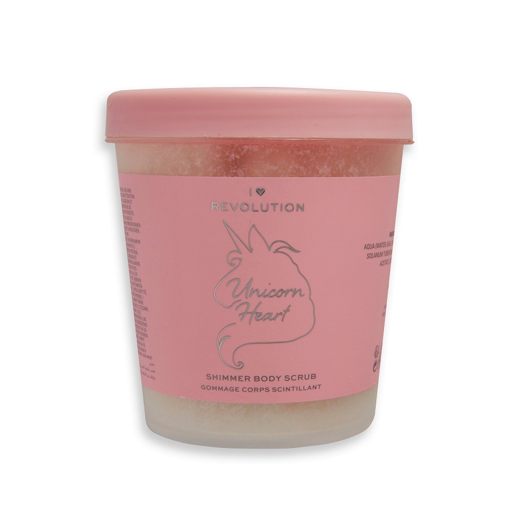 53429731660901051 I Heart Revolution Unicorn Heart Glow Body Scrub peeling solny do ciała 236ml - obrazek 1