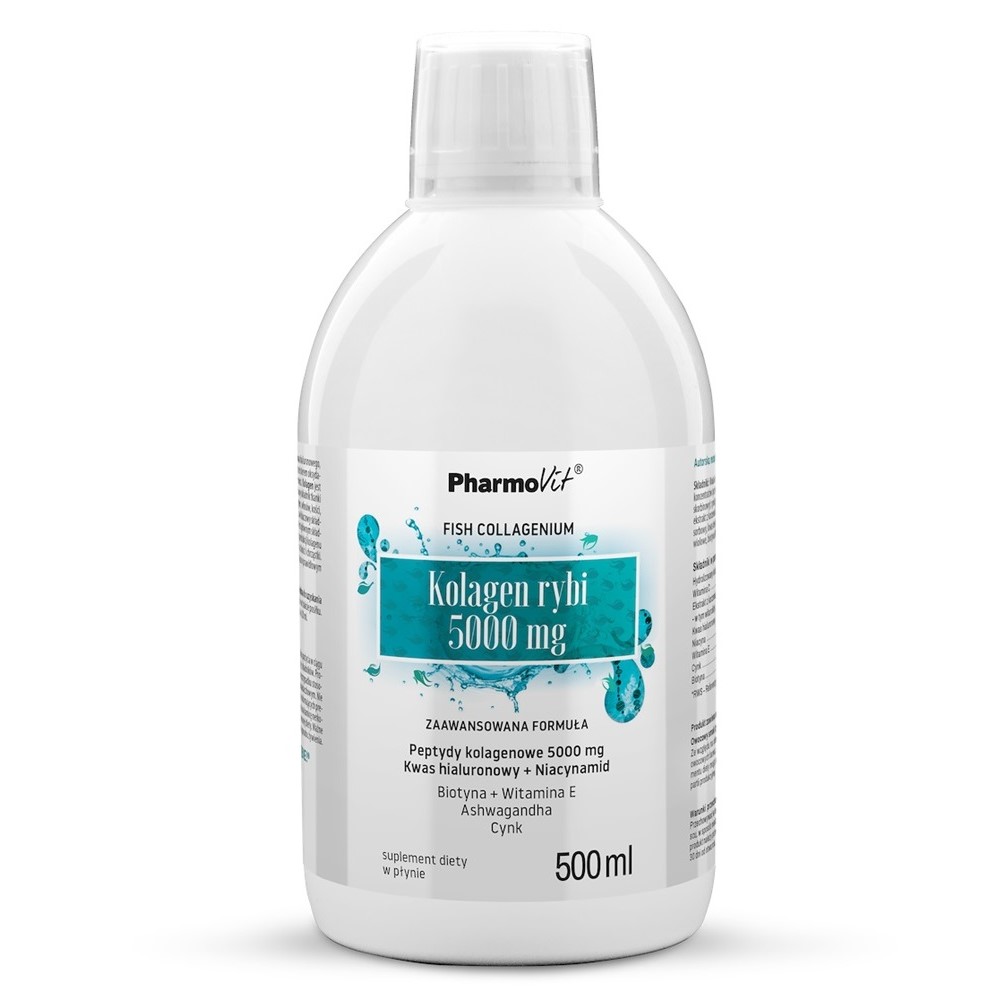 53452101746522252 Kolagen rybi 5000mg suplement diety w płynie 500ml - obrazek 1