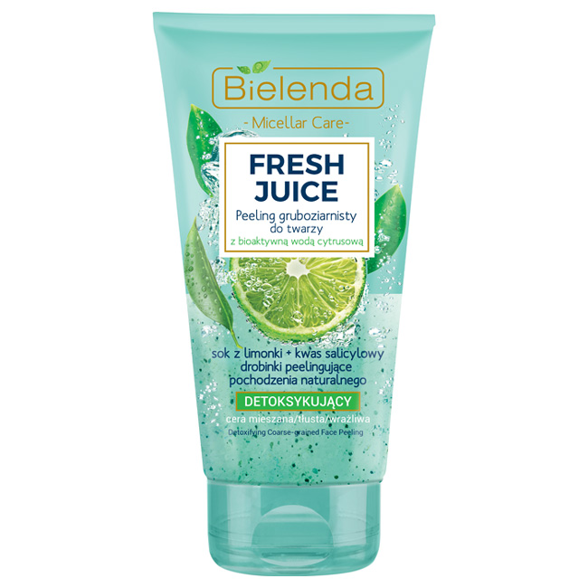 5361801587469664 Fresh Juice peeling gruboziarnisty detoksykujący z wodą cytrusową Limonka 150g - obrazek 1
