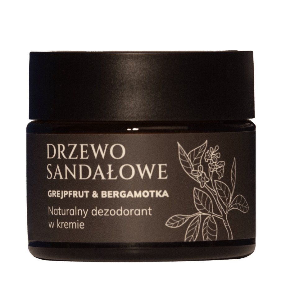 53633631721806682 Drzewo Sandałowe naturalny dezodorant w kremie Grejpfrut & Bergamotka 50ml - obrazek 1