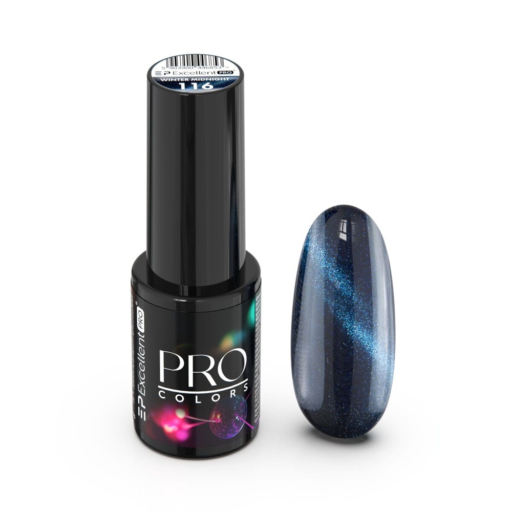 53689411766491707 Pro Colors CatEye lakier hybrydowy 116 Winter Midnight 7g - obrazek 1
