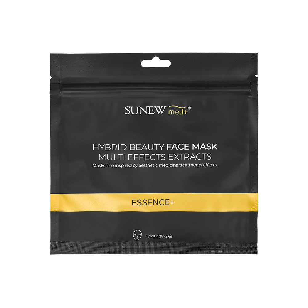 53704551723031863 Essence+ Hybrid Beauty Face Mask hybrydowa maska z peptydami i śluzem ślimaka 28g - obrazek 1