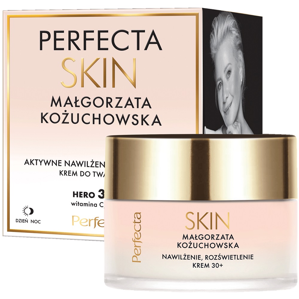 53843511729594139 Skin Małgorzata Kożuchowska nawilżająco-rozświetlający krem na dzień i na noc 30+ 50ml - obrazek 1