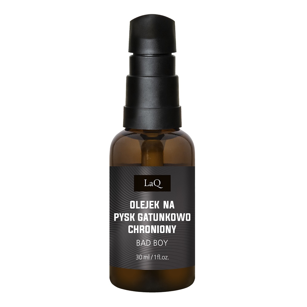 53845371750858850 Olej po goleniu i do brody Bad Boy Black 30ml - obrazek 1
