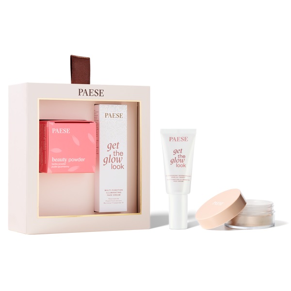 53893961760284466 All About The Base 01 zestaw rozświetlający krem do twarzy 30ml + sypki puder jęczmienny 10g - obrazek 1