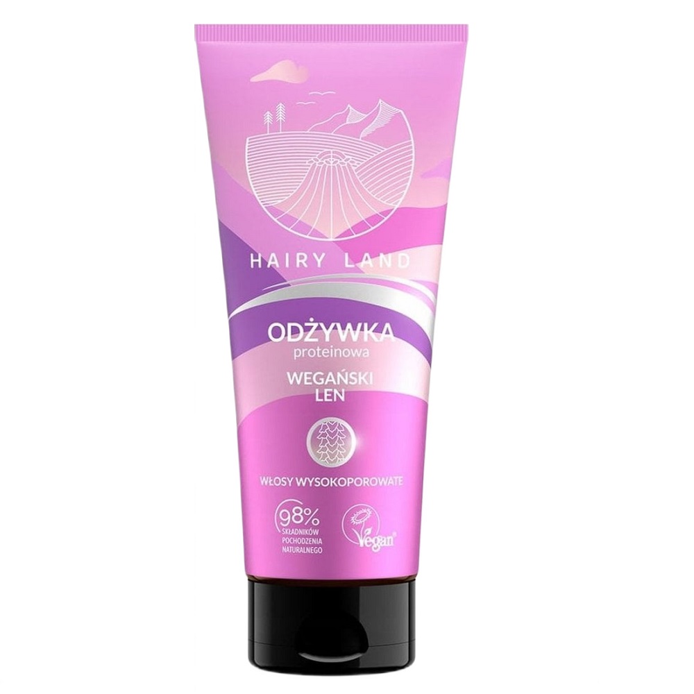 53905481760705033 Odżywka proteinowa do włosów wysokoporowatych Wegański Len 200ml - obrazek 1