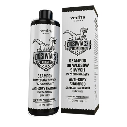 53931481688099394 Men szampon do włosów siwych przyciemniający Ciemne Tony 200ml - obrazek 1