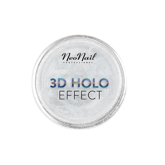 54009791614573803 3D Holo Effect pyłek do paznokci Silver 3g - obrazek 1