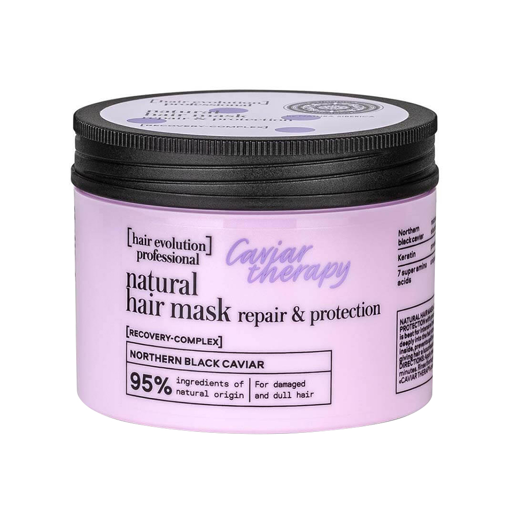 5401431660292919 Hair Evolution Caviar Therapy Natural Hair Mask naturalna maska do włosów zniszczonych i matowych 150ml - obrazek 1