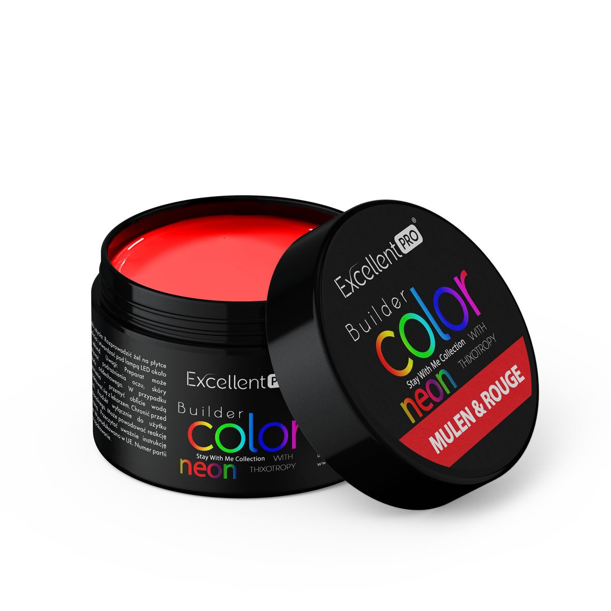 www.kozubek.info Builder Color Neon With Thixotropy żel budujący Mulen & Rouge 15g - obrazek 1