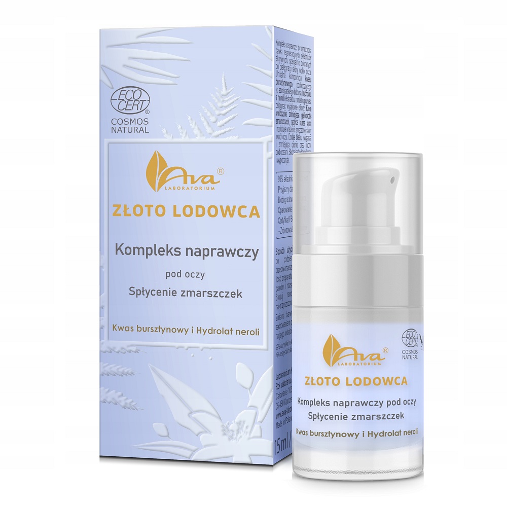 54092011699638218 Złoto Lodowca kompleks naprawczy pod oczy 15ml - obrazek 1