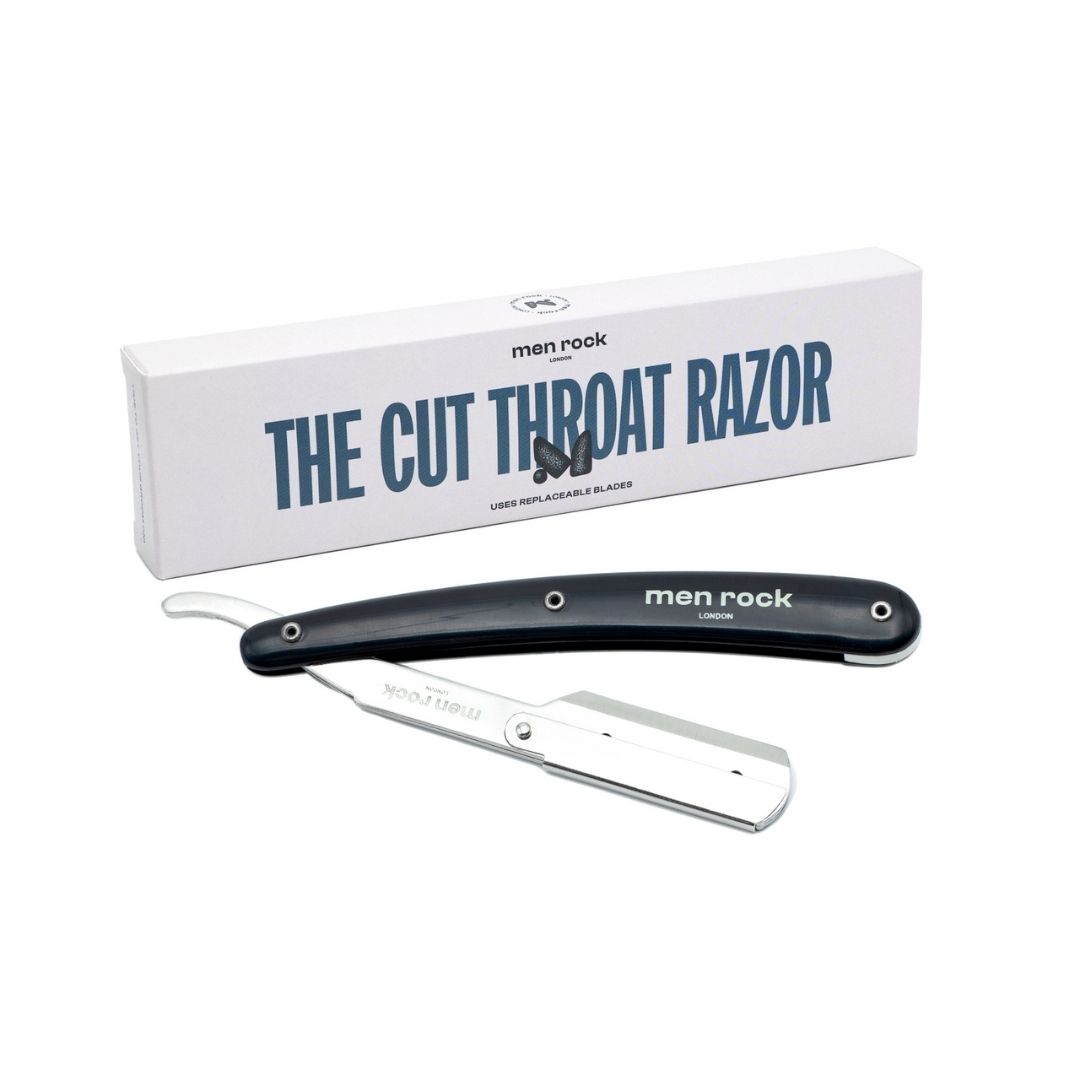 54122441663754894 The Cut Throat Shavette brzytwa do golenia dla mężczyzn + wymienne żyletki 5szt - obrazek 1