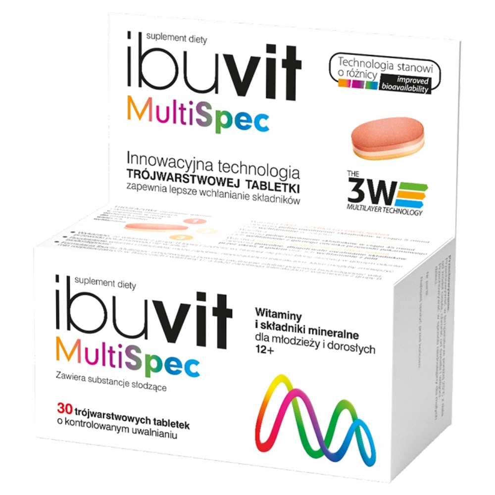54148281764153046 MultiSpec suplement diety z witaminami i minerałami 30 kapsułek - obrazek 1
