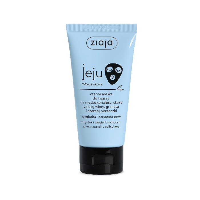 54150401649057604 Jeju czarna maska do twarzy na niedoskonałości skóry 50ml - obrazek 1