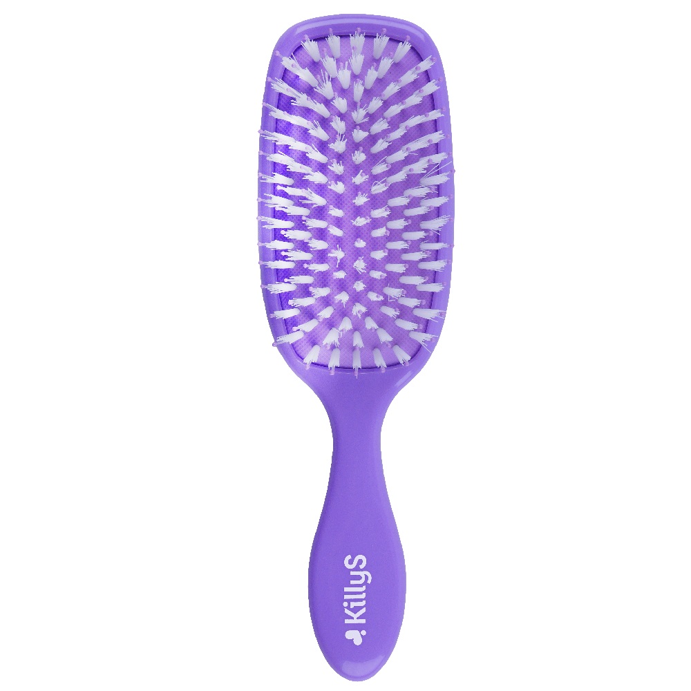 54162491649419392 Hair Brush szczotka do włosów średnioporowatych wzbogacona olejem z pestek śliwki Fioletowa - obrazek 1