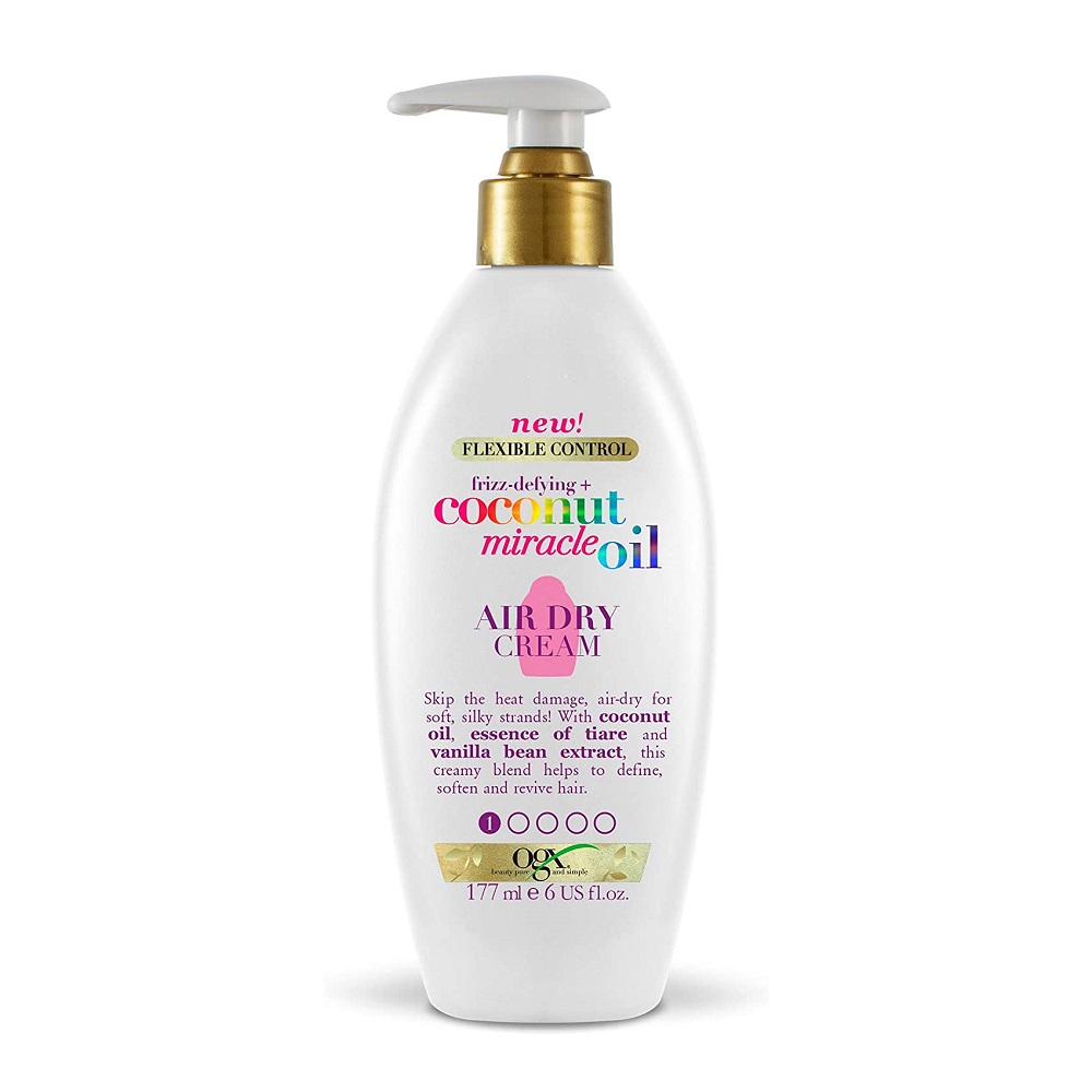 54186601646383617 Frizz-Defying + Coconut Miracle Oil Air Dry Cream krem do włosów suchych i zniszczonych 177ml - obrazek 1