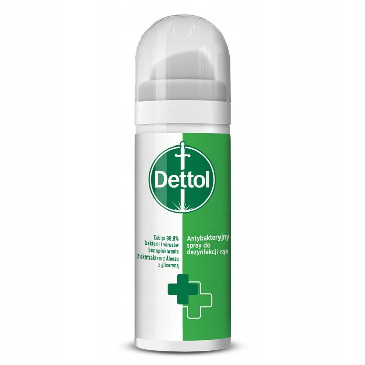 54250331600919587 Dettol antybakteryjny spray do dezynfekcji rąk 50ml - obrazek 1