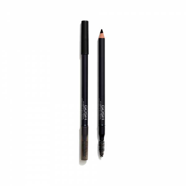 5445041656387972 Eyebrow Pencil kredka do brwi ze szczoteczką 02 Soft Black 1.2g - obrazek 1