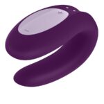 Double Joy Partner Vibrator wibrator dla par sterowany aplikacją Violet