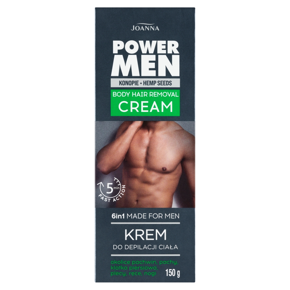 54561601713177893 Power Men krem do depilacji ciała 150g - obrazek 1