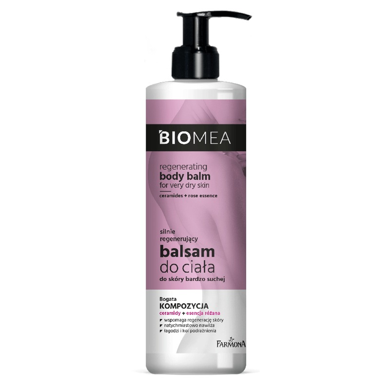 54593431616589878 Biomea silnie regenerujący balsam do ciała do skóry bardzo suchej 400ml - obrazek 1