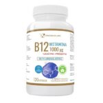 Witamina B12 1000 jednostek suplementy diety 120 kapsułek
