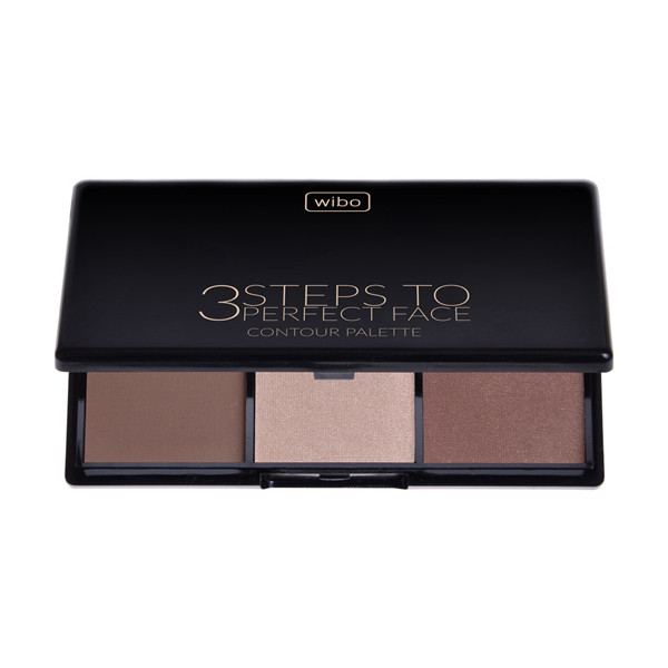 54603801614274026 3 Steps To Perfect Face Contour Palette paleta do konturowania twarzy Dark 10g - obrazek 1