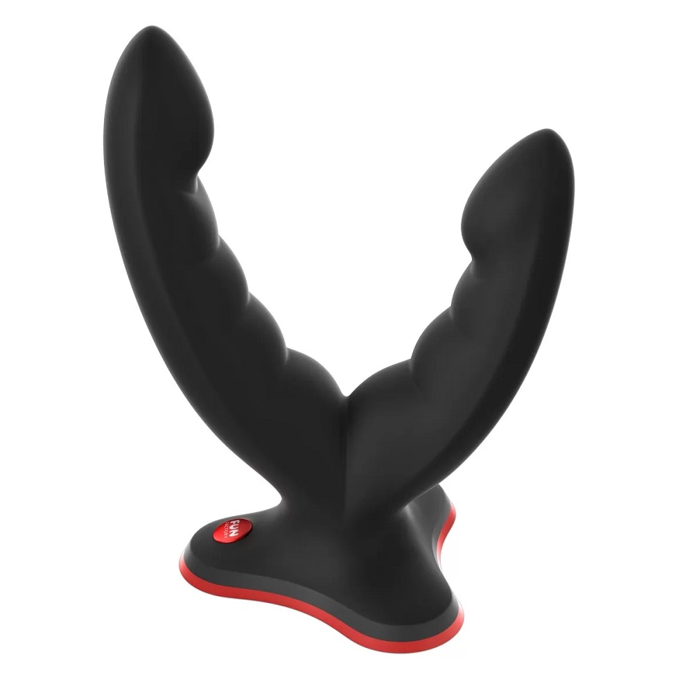 54616391721650898 Ryde podwójne dildo Czarne - obrazek 1